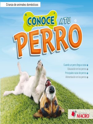 cover image of CONOCE a TU PERRO